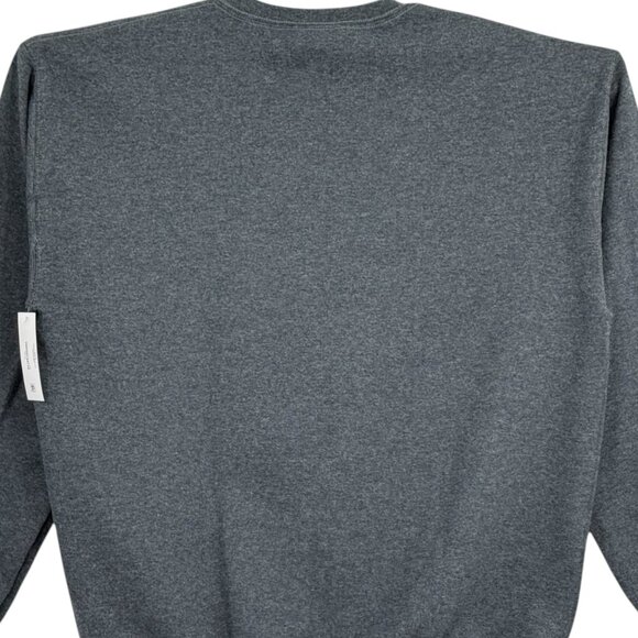 Athletic Works Men's Fleece Dark Gray Sweatshirt M (38-40) Moisture Wicking NWT - Picture 4 of 10
